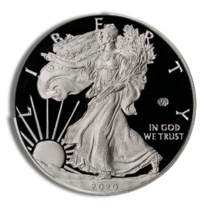 2020-W Proof Silver Eagle V75 Privy with Box & COA