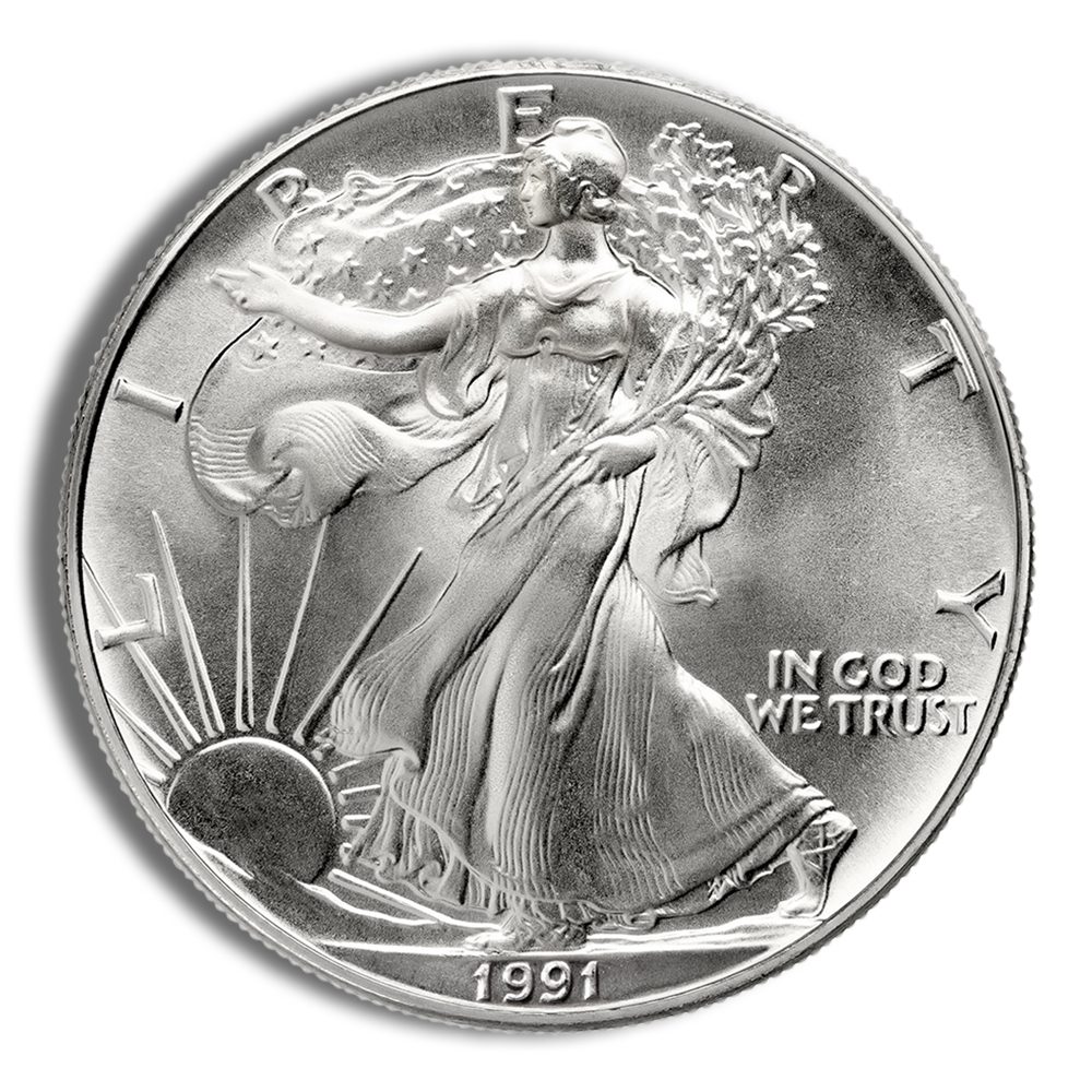 1991 Silver American Eagle - BU