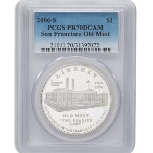 2006-S $1 Old S.F. Mint Silver Commem - PCGS PF70