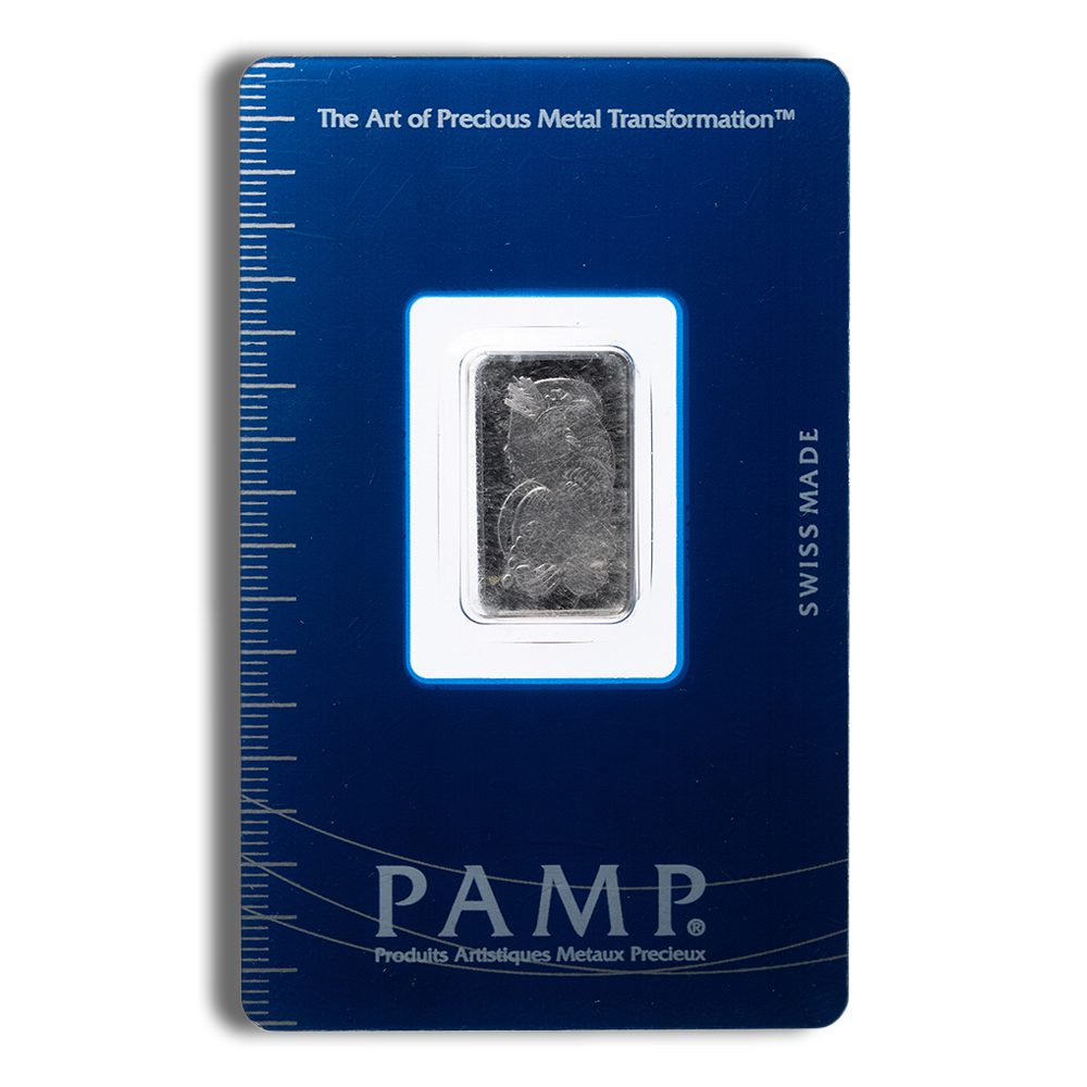 5 gram Platinum Bar - Brand Varies (Carded)