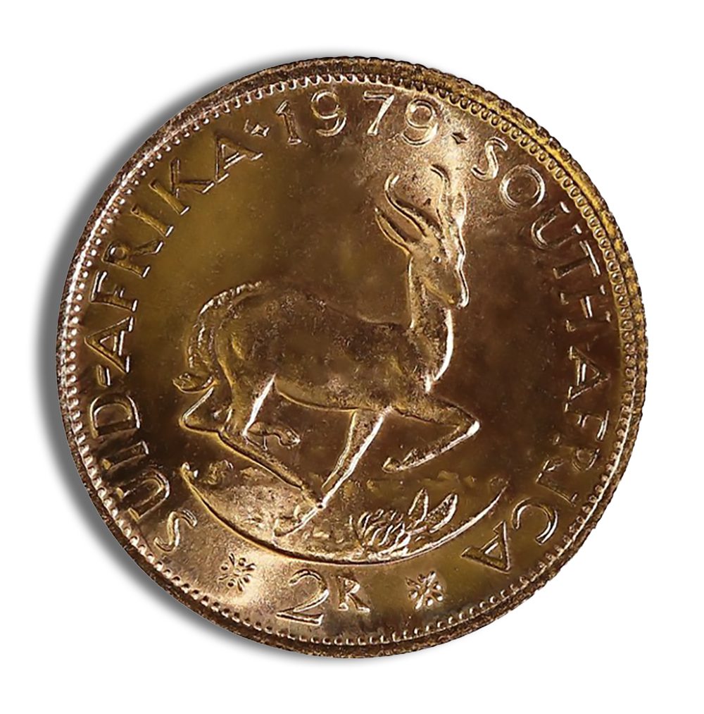 South Africa 2 Rand Gold Coin