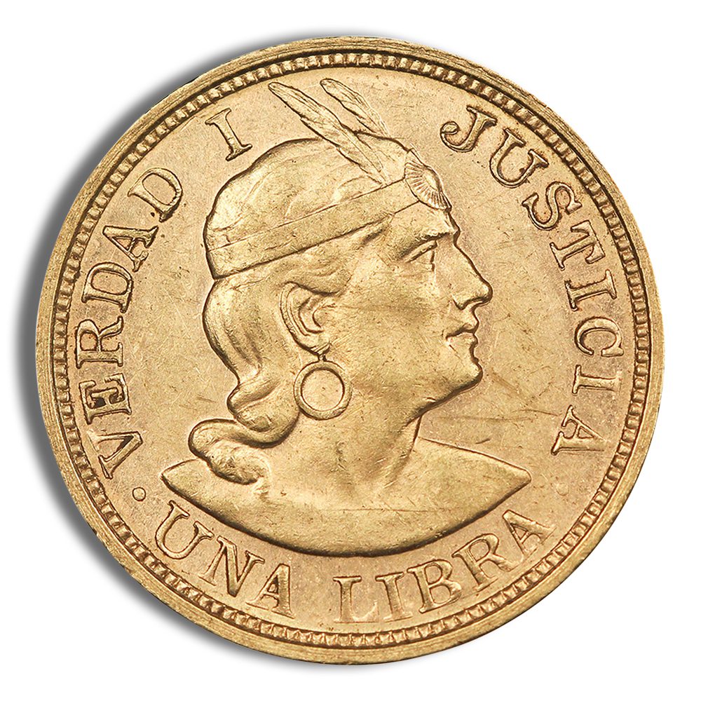 Peru 1 Libra Gold Coin