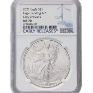 2021 Silver Eagle NGC MS70 Early Releases (Type 1)