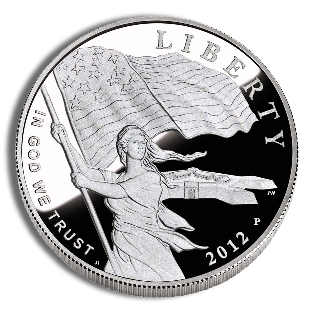 2012-P $1 Star-Spangled Banner Silver Commem - Proof