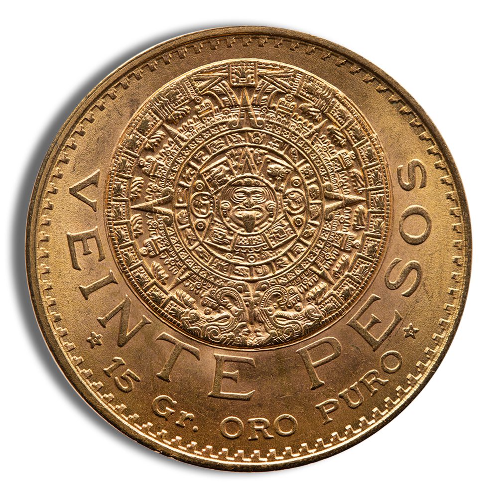 1919 Mexico Gold 20 Peso - BU