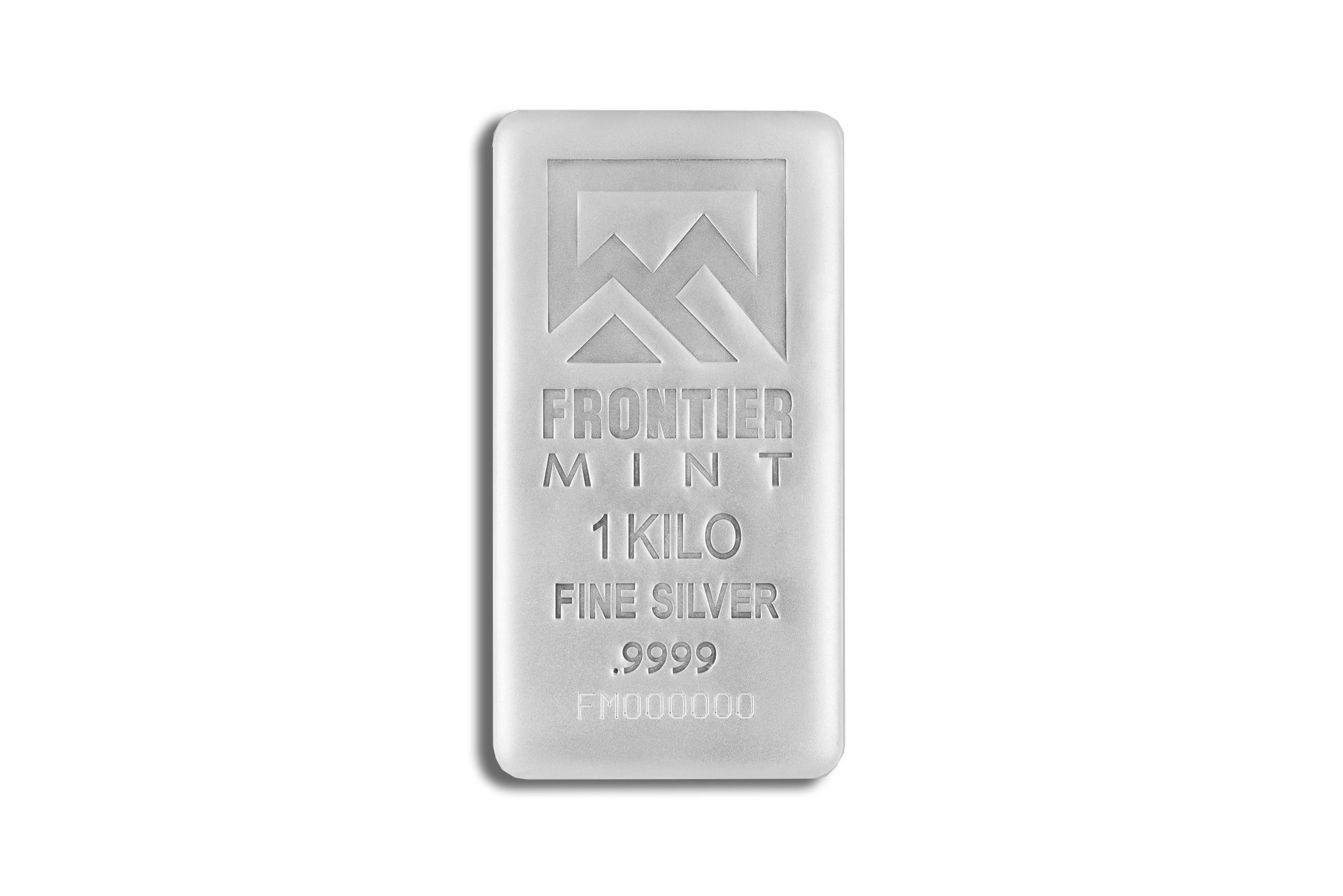 1 Kilo Silver Bar - Frontier Mint (Frosted)