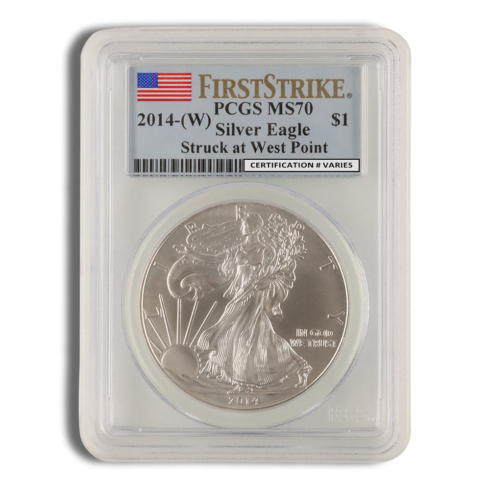 2014 Silver Eagle PCGS MS70 First Strike