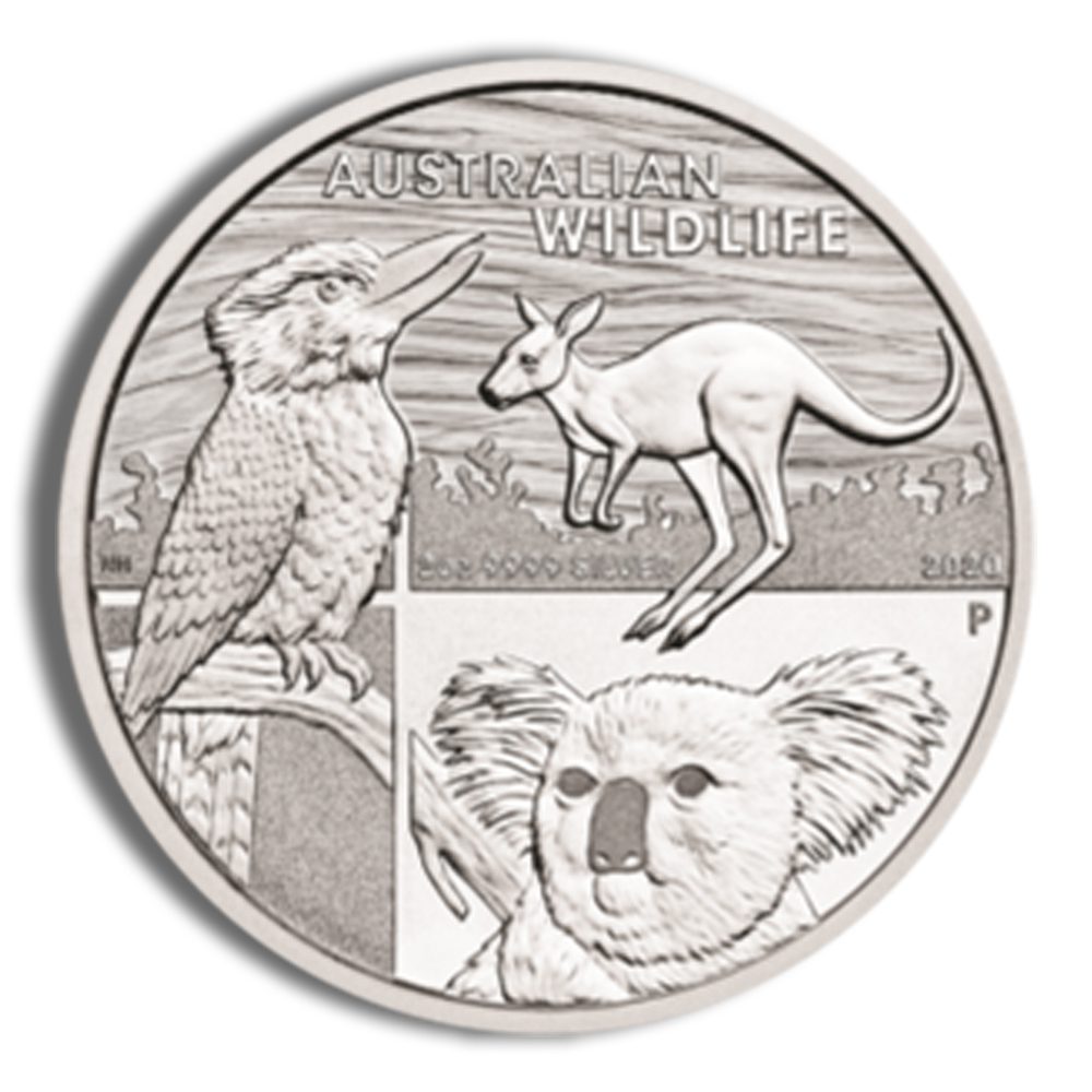 2021 2 oz Australian Wildlife Silver Coin