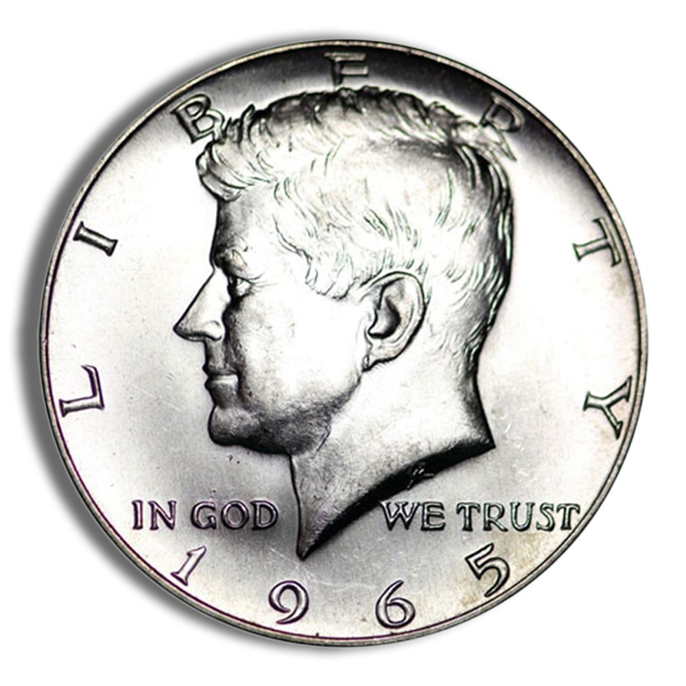 $1 FV 40% Silver Kennedy Half Dollars (1965-1969) - BU
