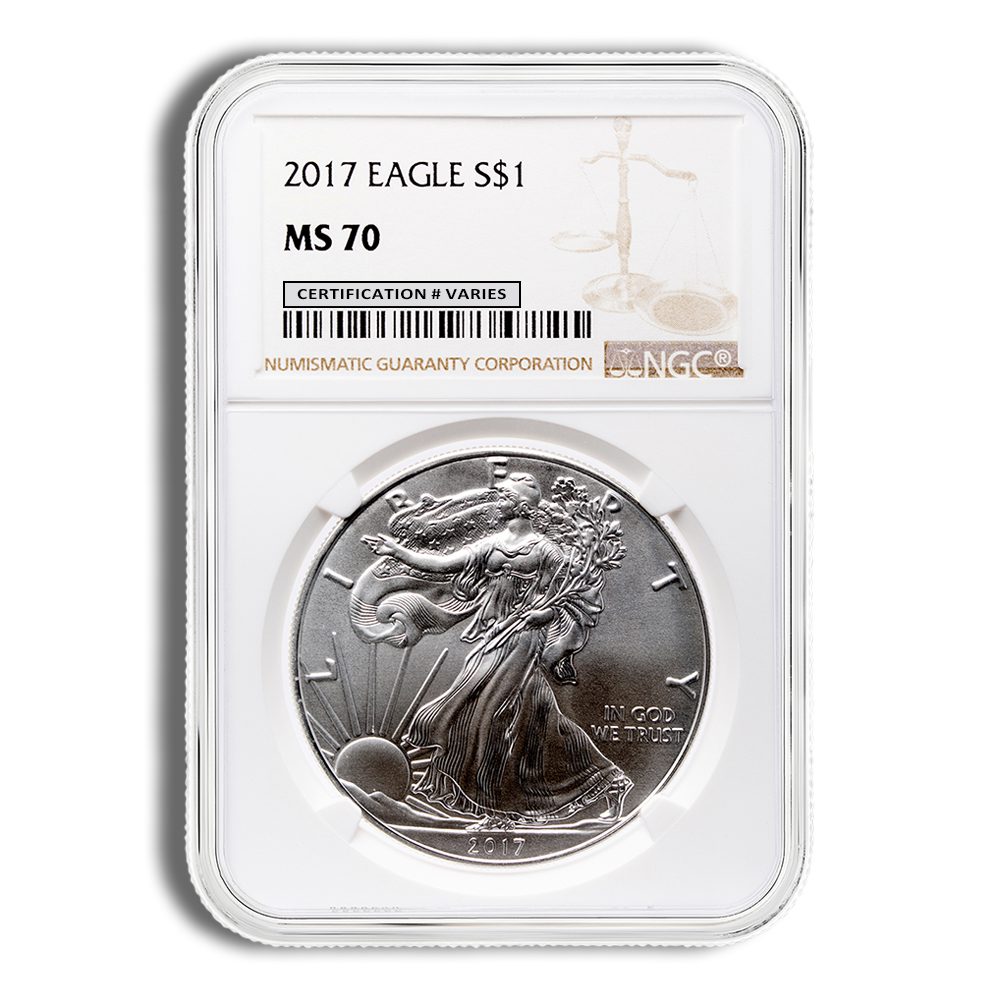 2022 Silver Eagle NGC MS70 - Brown Label