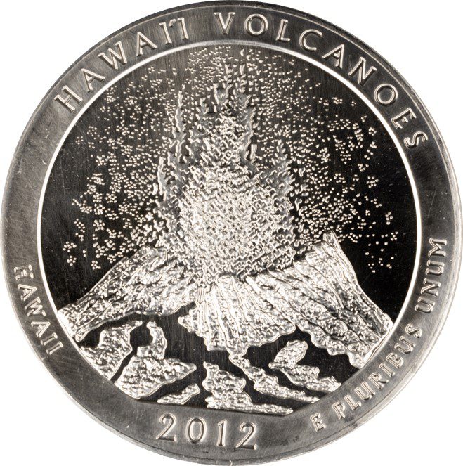2010-P 5 oz ATB Yellowstone Silver Coin - Burnished (Cap Only)