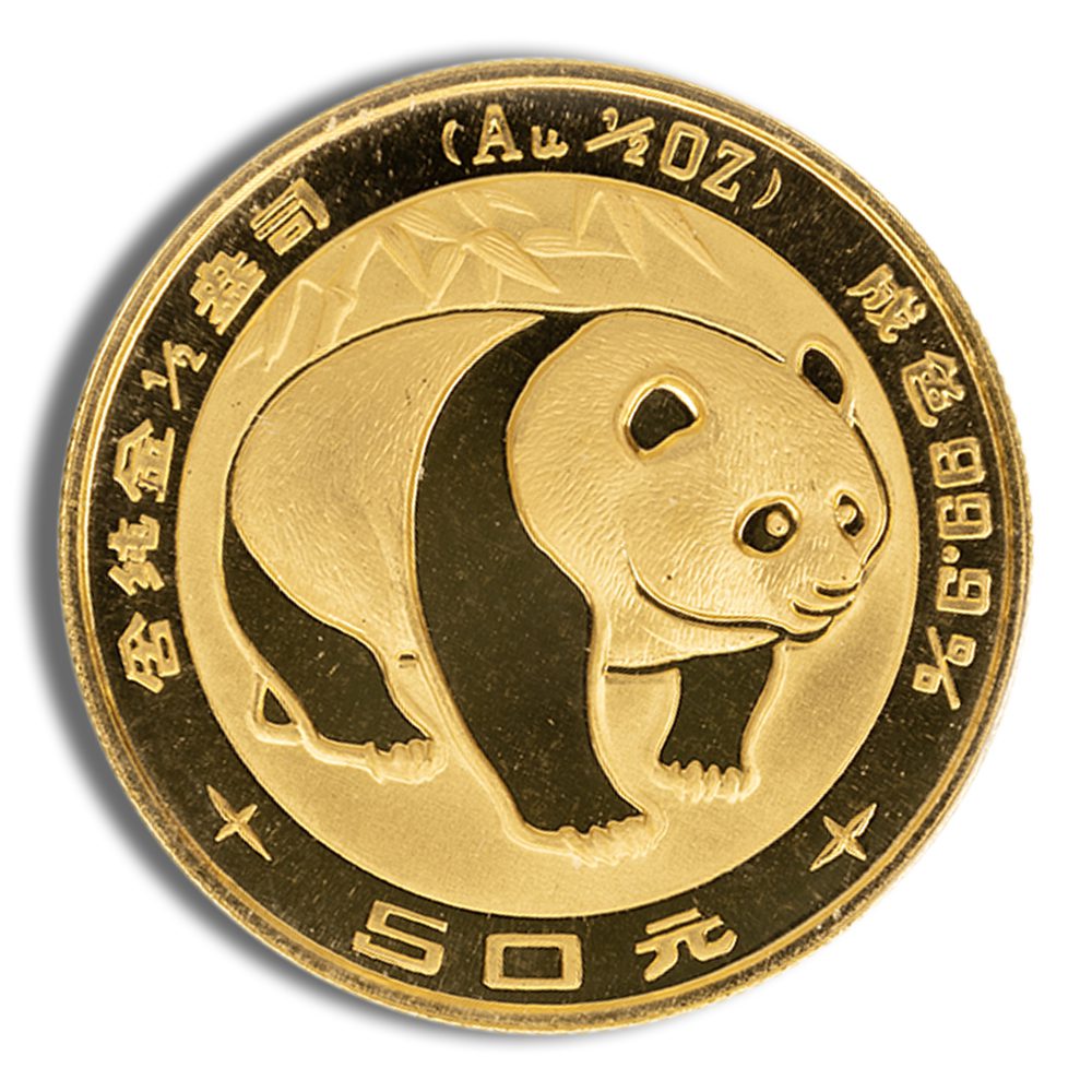 1/20 oz China Gold Panda - BU - Unsealed (Year Varies)
