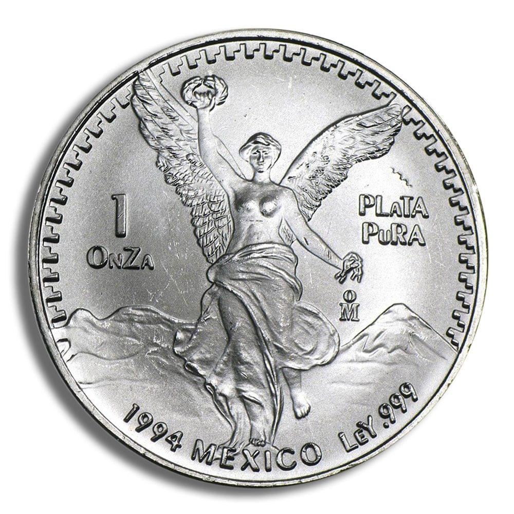 1994 1 oz Silver Mexican Libertad - BU