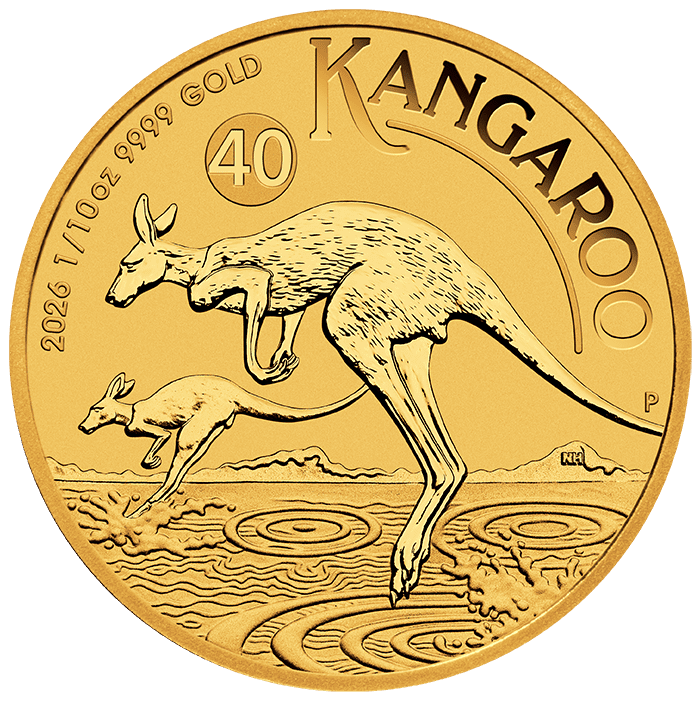 2026 1/10 oz Australian Kangaroo Gold Coin