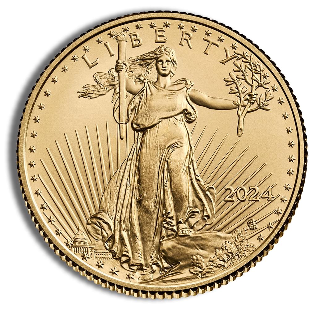 2025 1/10 oz Gold Eagle - BU
