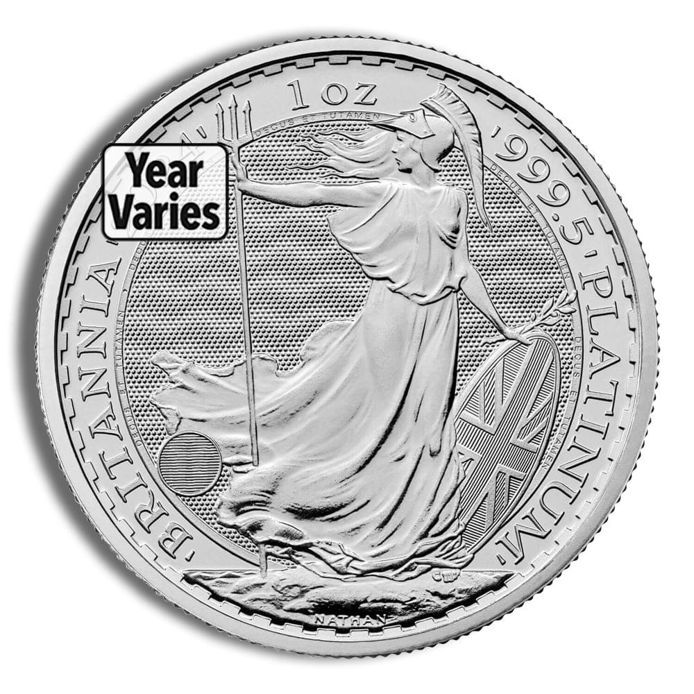 Platinum Britannia - 1 oz (Year Varies)