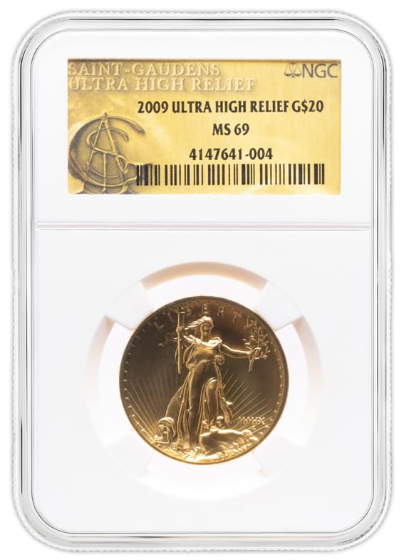 2009 Ultra High Relief Double Eagle NGC MS69
