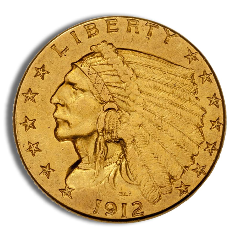$2.5 Gold Indian Quarter Eagle - BU