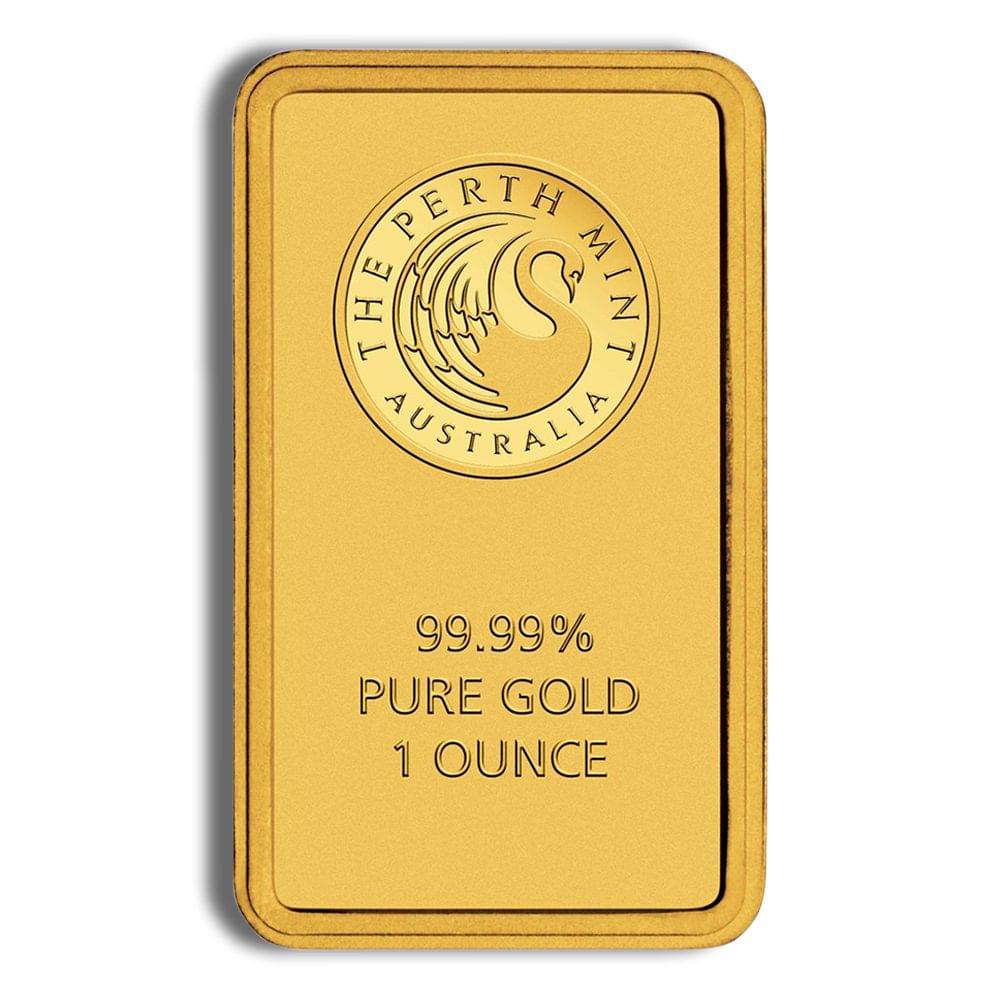 1 oz Gold Bar - Perth Mint (Black Card) - Image 4