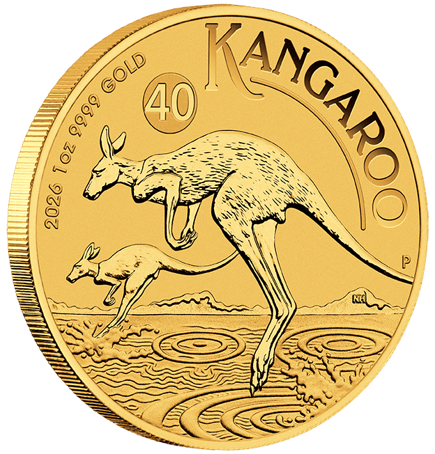 2026 1 oz Australian Kangaroo Gold Coin - Image 3